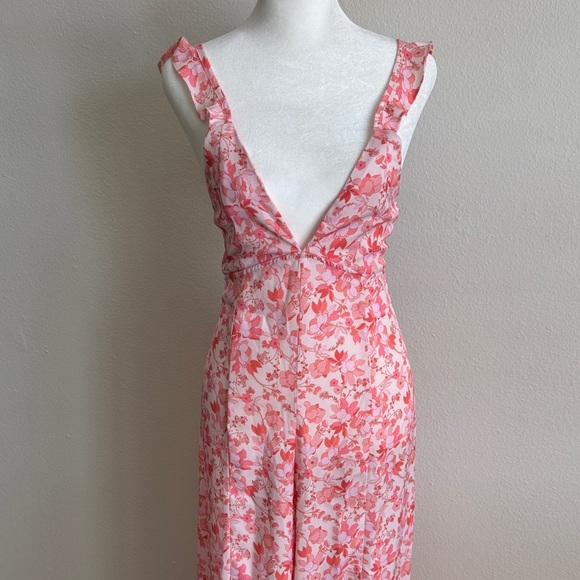 RESA Pink and White Floral jumpsuit - Picture 4 of 11